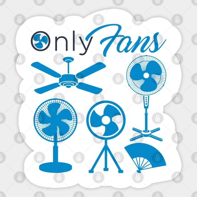 Fans Only bby Sticker by Shit Post Hero